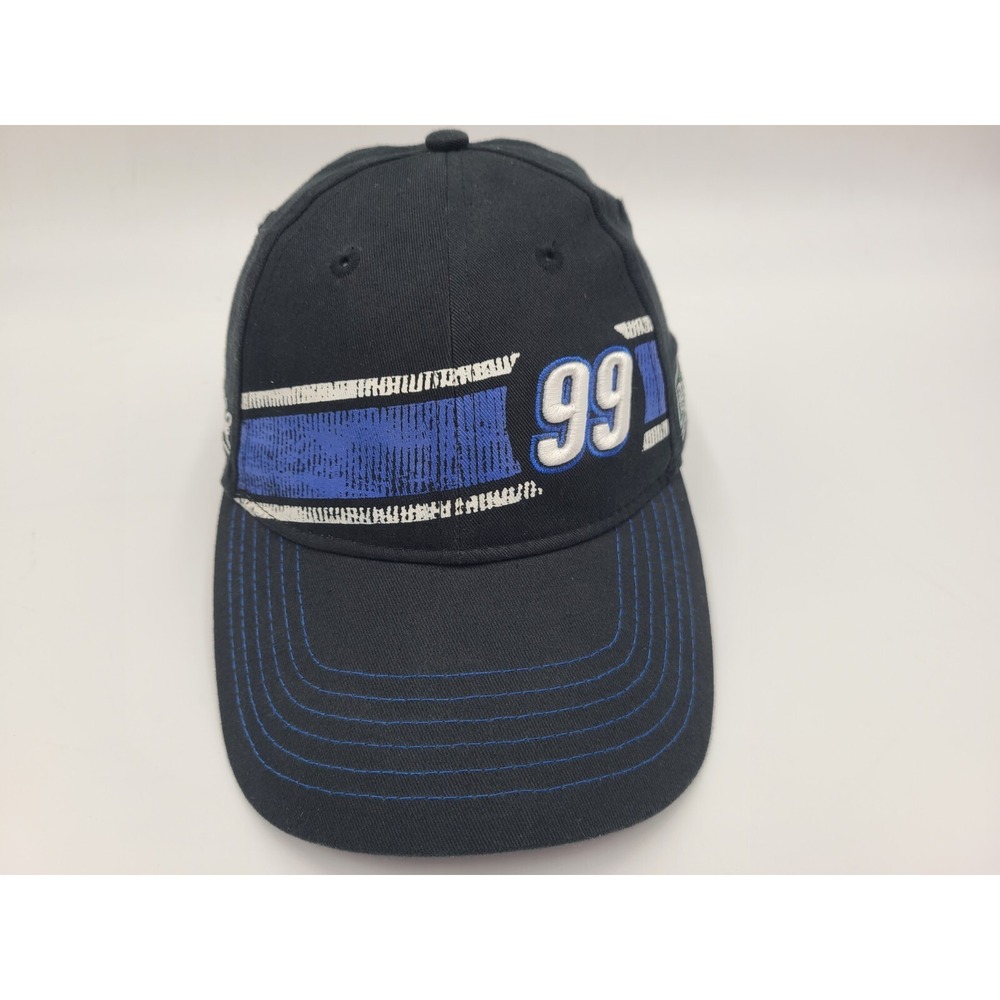 Carl Edwards #99 Chase Adjustable Hat Cap Dad Men Women NASCAR Racing Black Blue